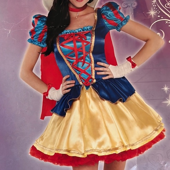 Disney Snow White Halloween Costume- Blue, Red, Gold - Picture 1 of 11